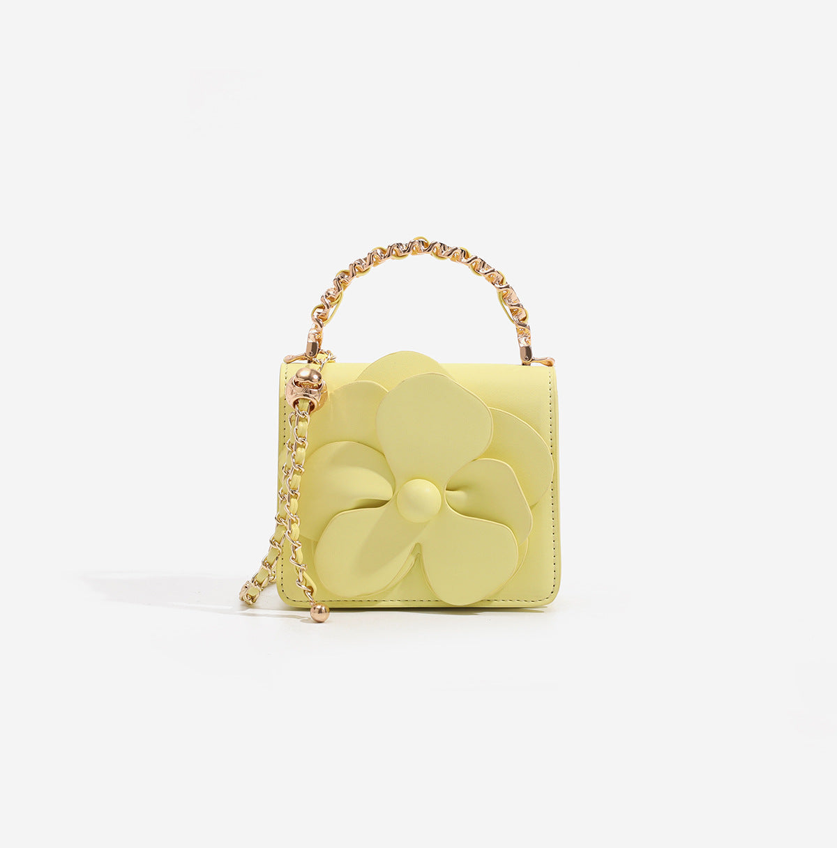 Women’s Mini Handbag with Playful Floral Design