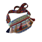 Colorful Embroidered Crossbody Bag