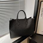 Women elegant tote bag with high-quality monogram design-https://detail.1688.com/offer/923738887916.html-Calm Wears-Black-nothing-Calm Wears