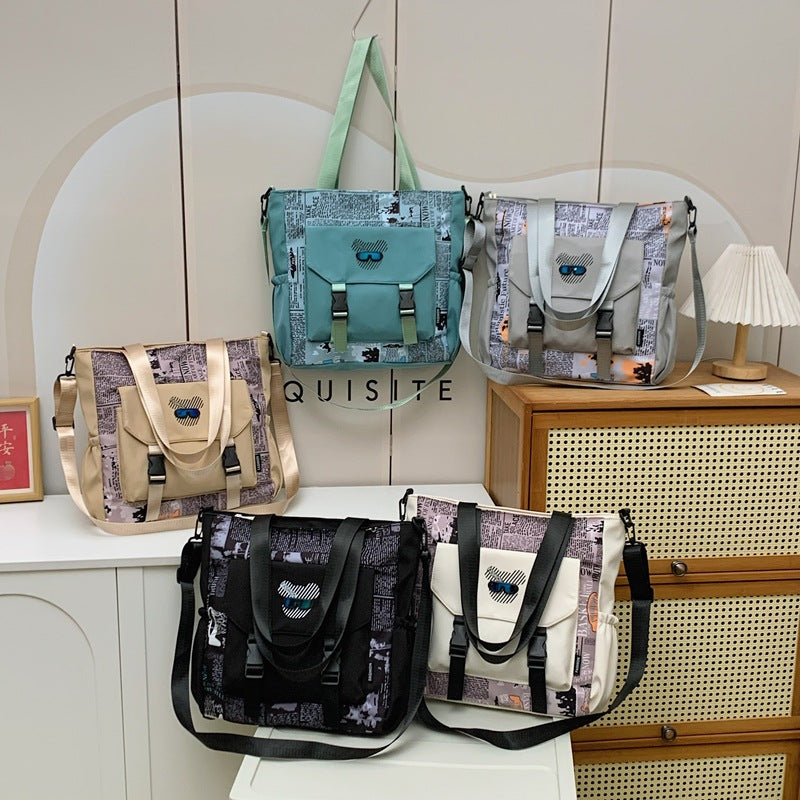 Modern Canvas Shoulder Bag