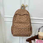 Playful Corduroy Backpack