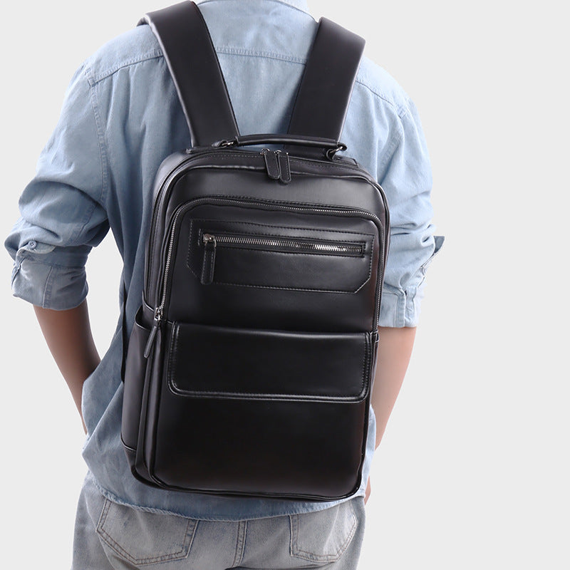 Executive Leather Backpack Calm Wears