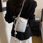 WoModern Textured Mini Crossbody Bag