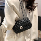 Quilted Chain Crossbody Bag