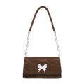 WoChic Designer Handbag with Butterfly Accent