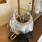 Stylish Leather Hobo Handbag