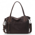 Canvas Shoulder Handbag-dione couture20260420-Calm Wears-Cafe-Calm Wears