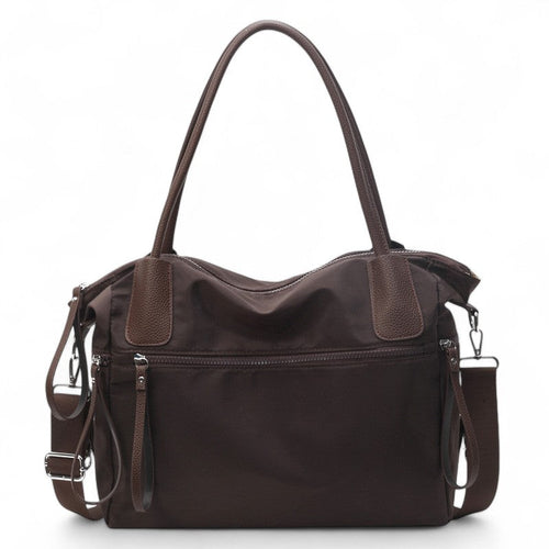 Canvas Shoulder Handbag-dione couture20260420-Calm Wears-Cafe-Calm Wears