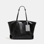 Women high-quality tote bag made of soft synthetic leather with textured design-https://detail.1688.com/offer/974801047470.html-Calm Wears-Chocolate-nothing-Calm Wears