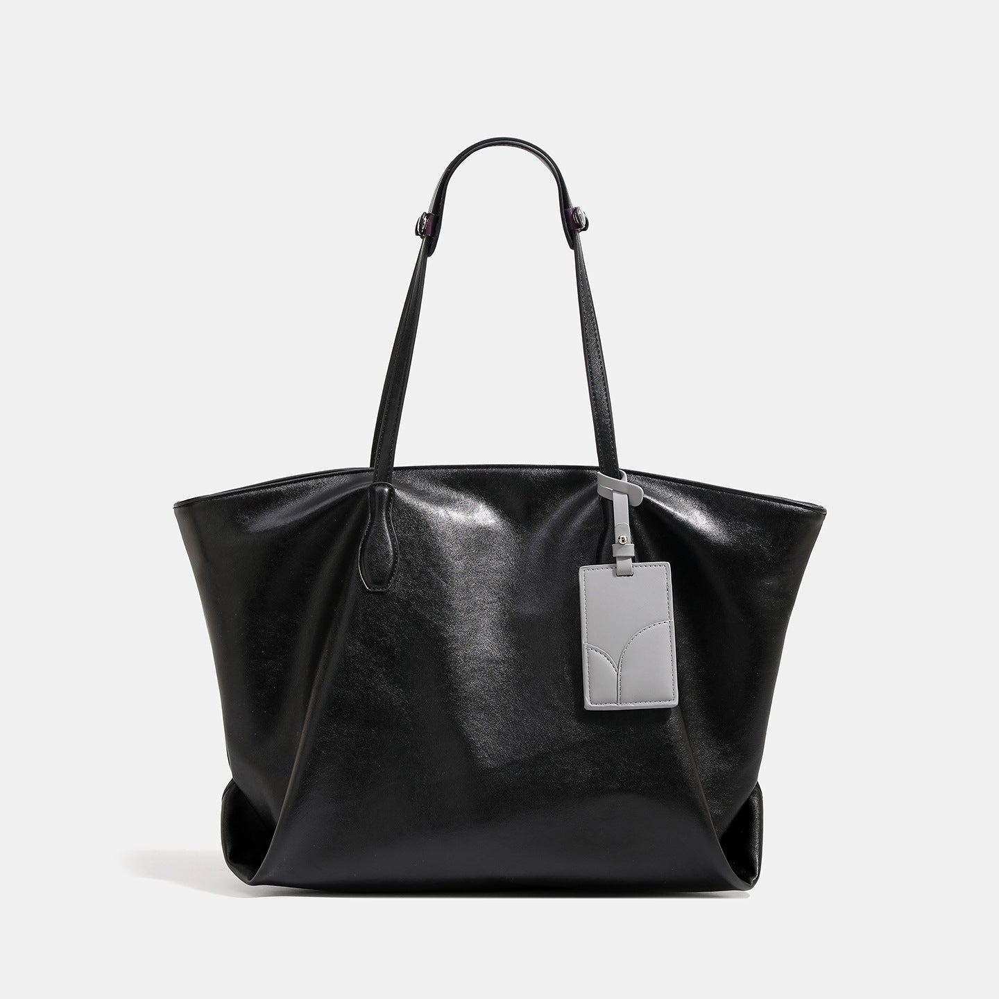 Women high-quality tote bag made of soft synthetic leather with textured design-https://detail.1688.com/offer/974801047470.html-Calm Wears-Chocolate-nothing-Calm Wears
