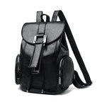 Retro Chic Vegan Leather Backpack