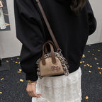 Women's Mini Hobo Bag with Playful Ruffle Design