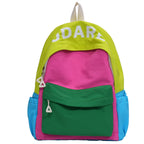 Kids' Colorful Multi-Pocket School Backpack