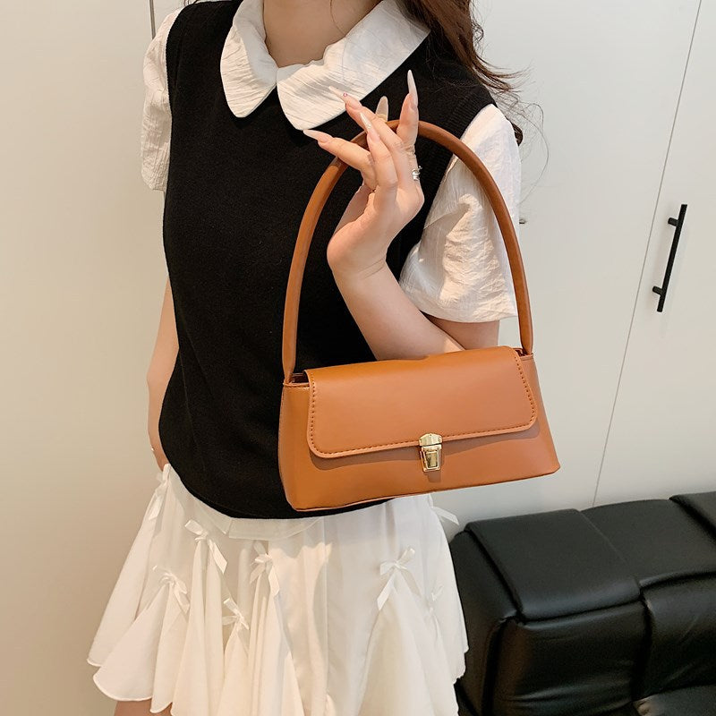 Structured Top Handle Handbag