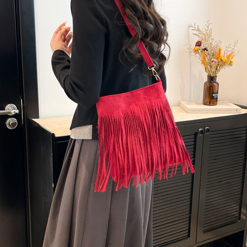 WoFringe Detail Bohemian Crossbody Bag
