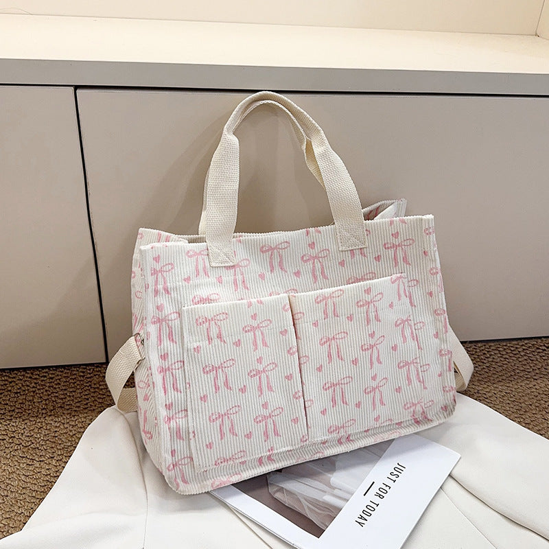 WoPatterned Canvas Tote Bag