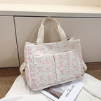 WoPatterned Canvas Tote Bag