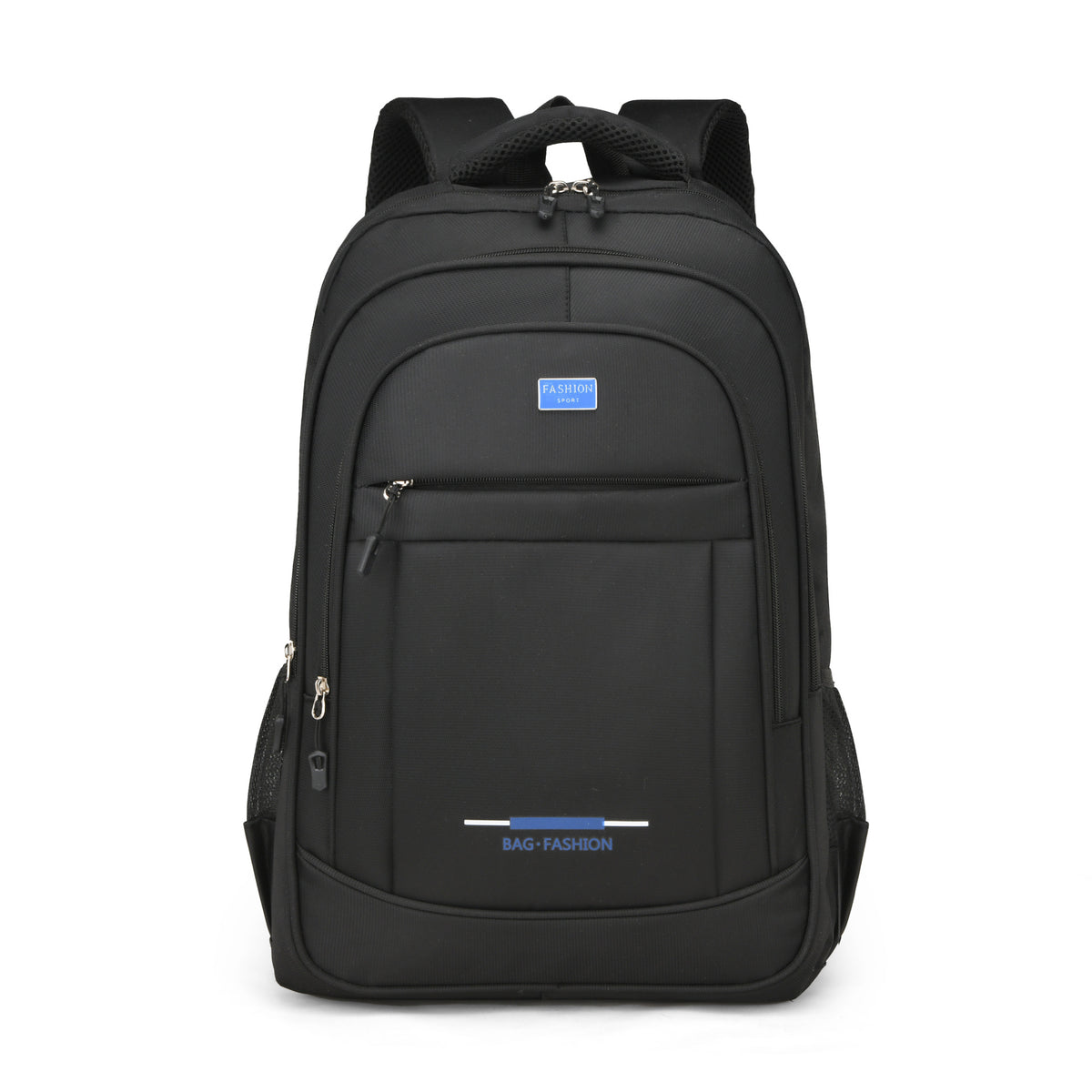 Leisure backpack with ergonomic design and multifunctional compartments