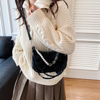 Elegant Bow-Embellished Handbag