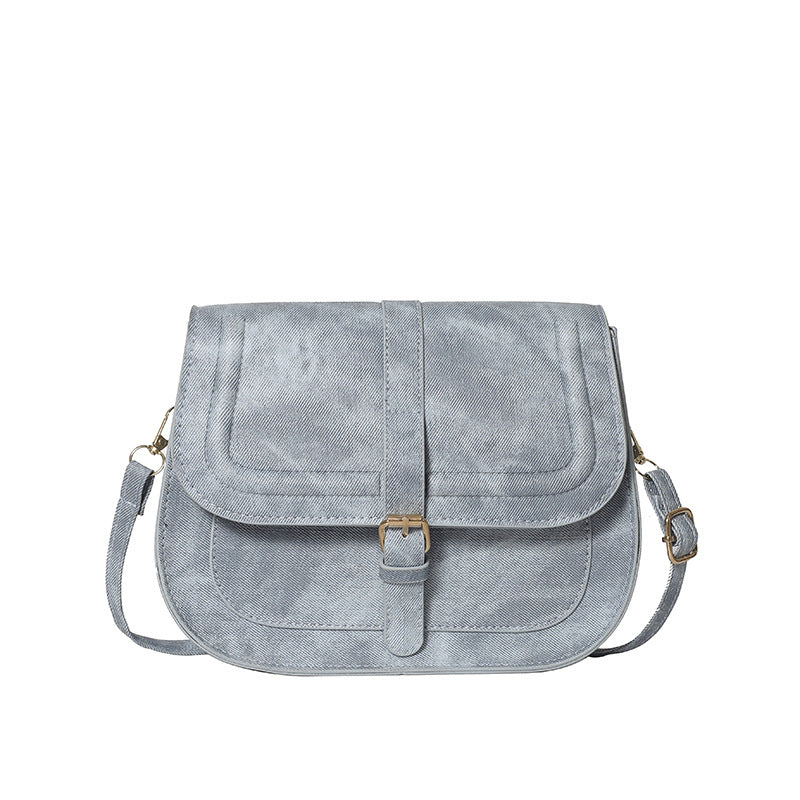 Vintage-Inspired Crossbody Satchel