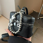 Women’s Mini Shoulder Bag with Decorative Heart Pendant-https://detail.1688.com/offer/1022392605546.html-Calm Wears-Yellow-Size: without pendant-Calm Wears