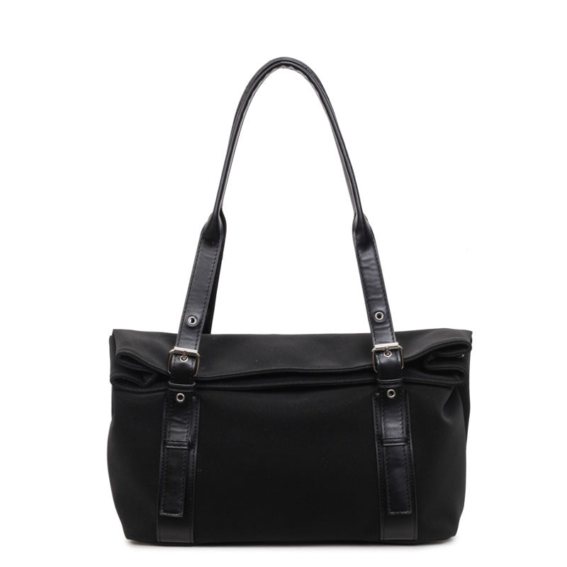 Women multifunctional Tote Bag with sturdy carrying handles-https://detail.1688.com/offer/994436788801.html-Calm Wears-Black-nothing-Calm Wears