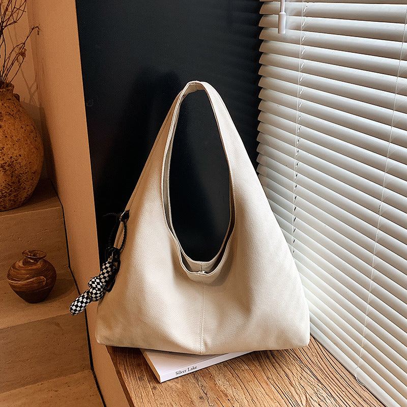 Women's fashionable tote bag with innovative carrying opening-https://detail.1688.com/offer/1008632173104.html-Calm Wears-Beige-Size: without pendant-Calm Wears