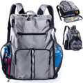 Multifunctional leisure backpack with special compartments for towels and sports accessories