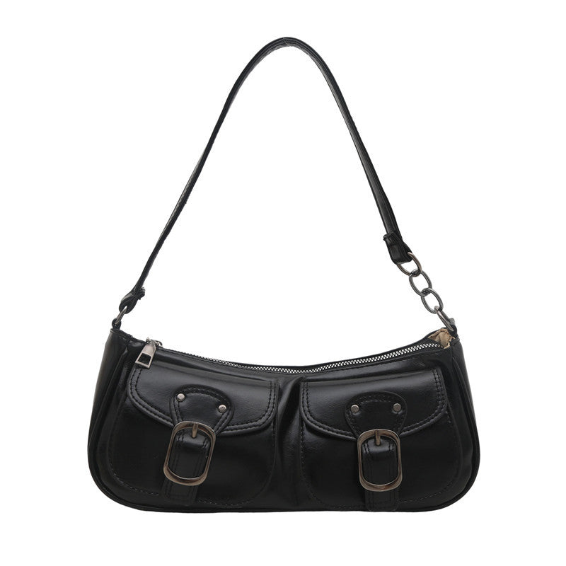 Stylish Dual Pocket Shoulder Bag