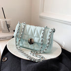 Quilted Chain Crossbody Bag