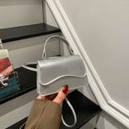 Stylish Patent Leather Mini Handbag