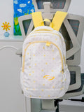 Star-Patterned School Backpack Calm Wears