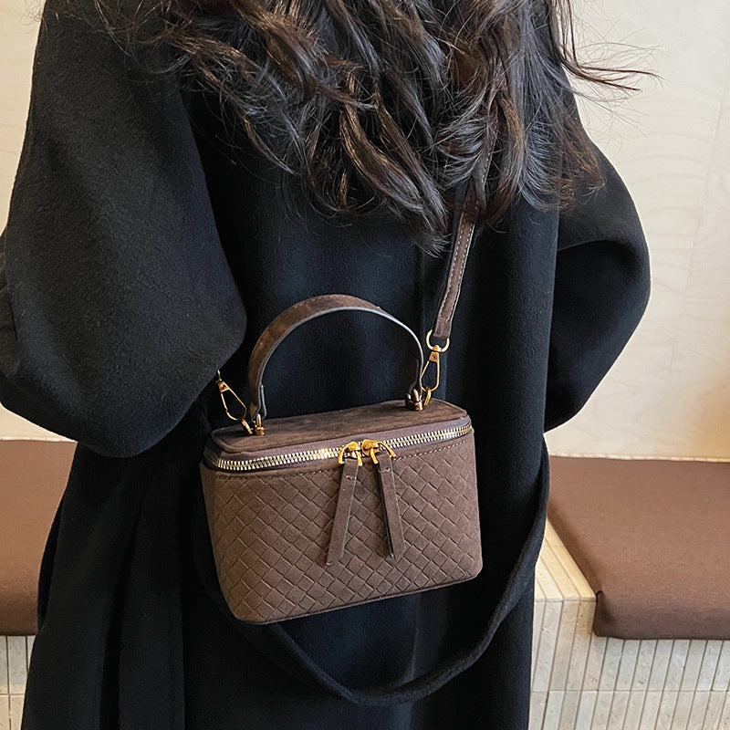 Women's structured shoulder bag with detachable carrying strap-https://detail.1688.com/offer/991205475766.html-Calm Wears-Braun-nothing-Calm Wears