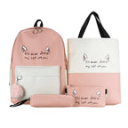 Cute Animal-Themed Backpack Set