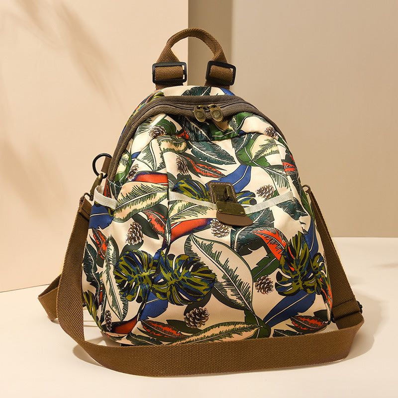 Trendy Graphic Print Backpack