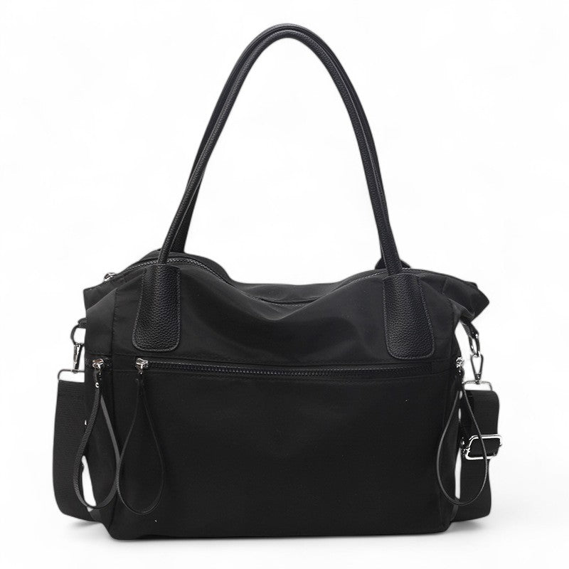 Canvas Shoulder Handbag-dione couture20260420-Calm Wears-Black-Calm Wears