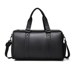 Premium Leather Weekender Duffel Bag