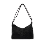 WoSoft Textured Faux Leather Hobo Bag