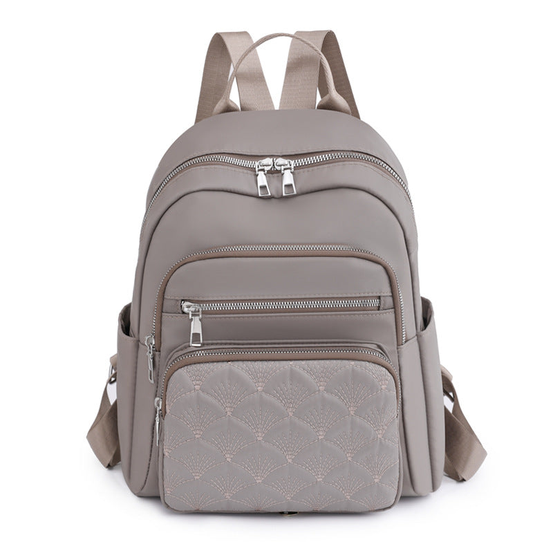 Quilted Multi-Pocket Backpack Calm Wears