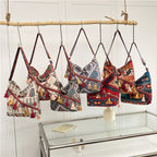 WoEthnic Patterned Flap Hobo Bag