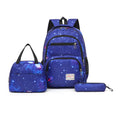 Galaxy pattern school backpack set