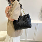 Elegant Quilted Tote Bag