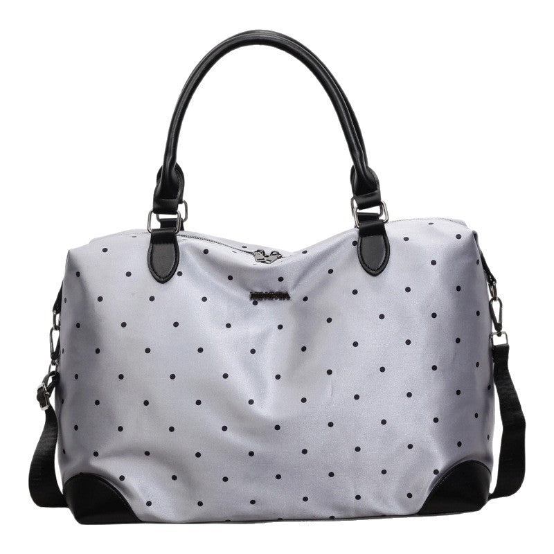 Stylish Polka Dot Weekender Duffle