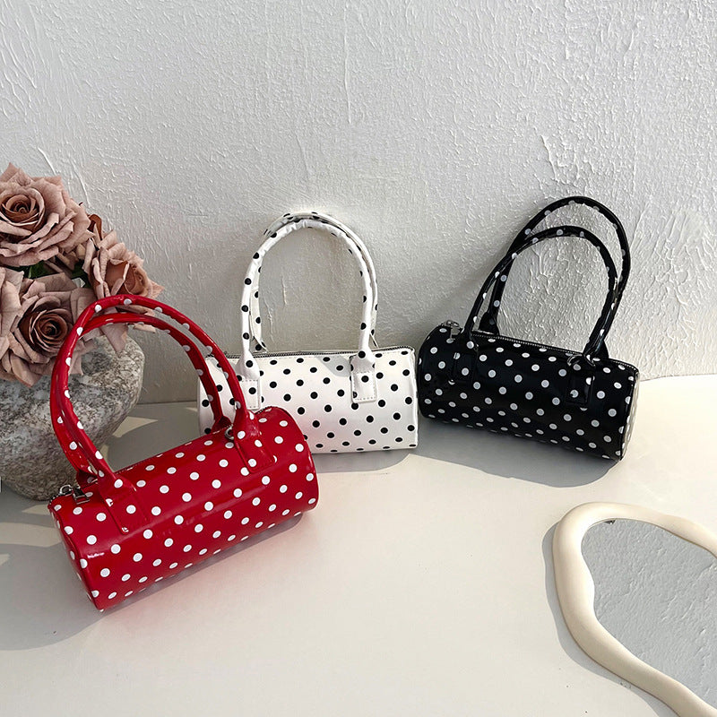 WoChic Structured Polka Dot Handbag