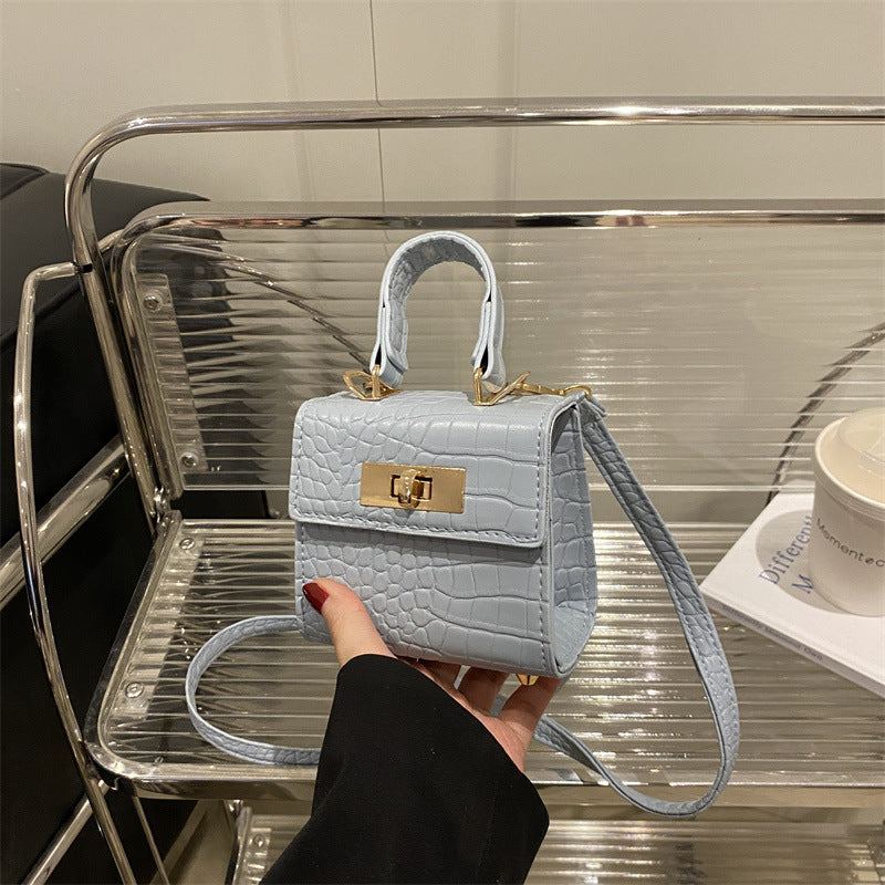 Ladies mini bag with elegant crocodile look and golden accents-https://detail.1688.com/offer/934577465573.html-Calm Wears-Blue-nothing-Calm Wears