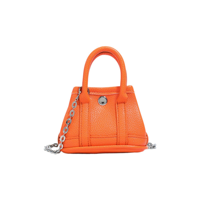 Ladies mini handbag with smooth structure and removable chain strap-https://detail.1688.com/offer/1046189156241.html-Calm Wears-Orange-nothing-Calm Wears