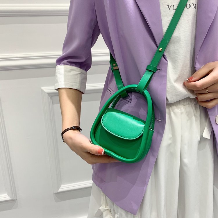 Women's mini handbag with elegant chain accent