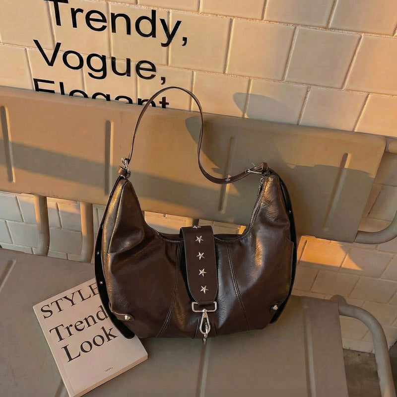 WoChic Leather Hobo Bag