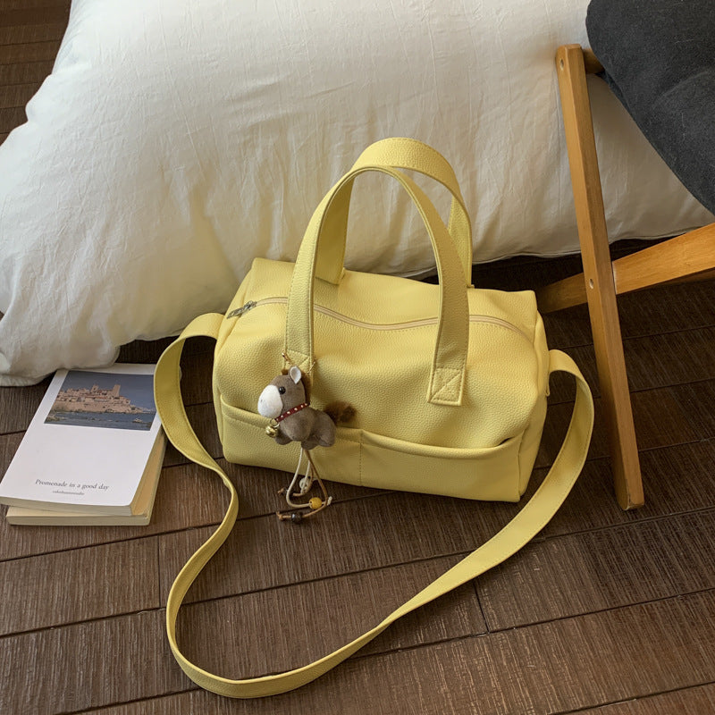 Versatile Leather Mini Handheld Bag
