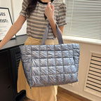 Quilted Insulated Shopper Tote